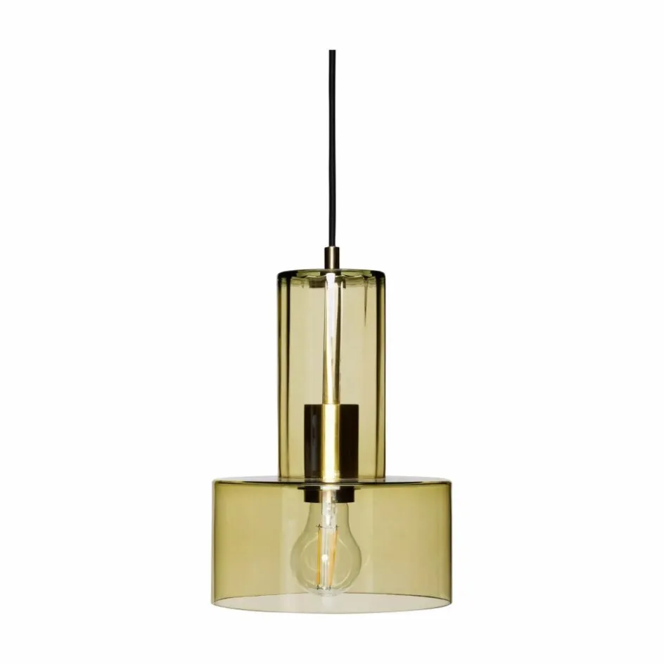 Hübsch Suspension en verre Ripple || Luminaires