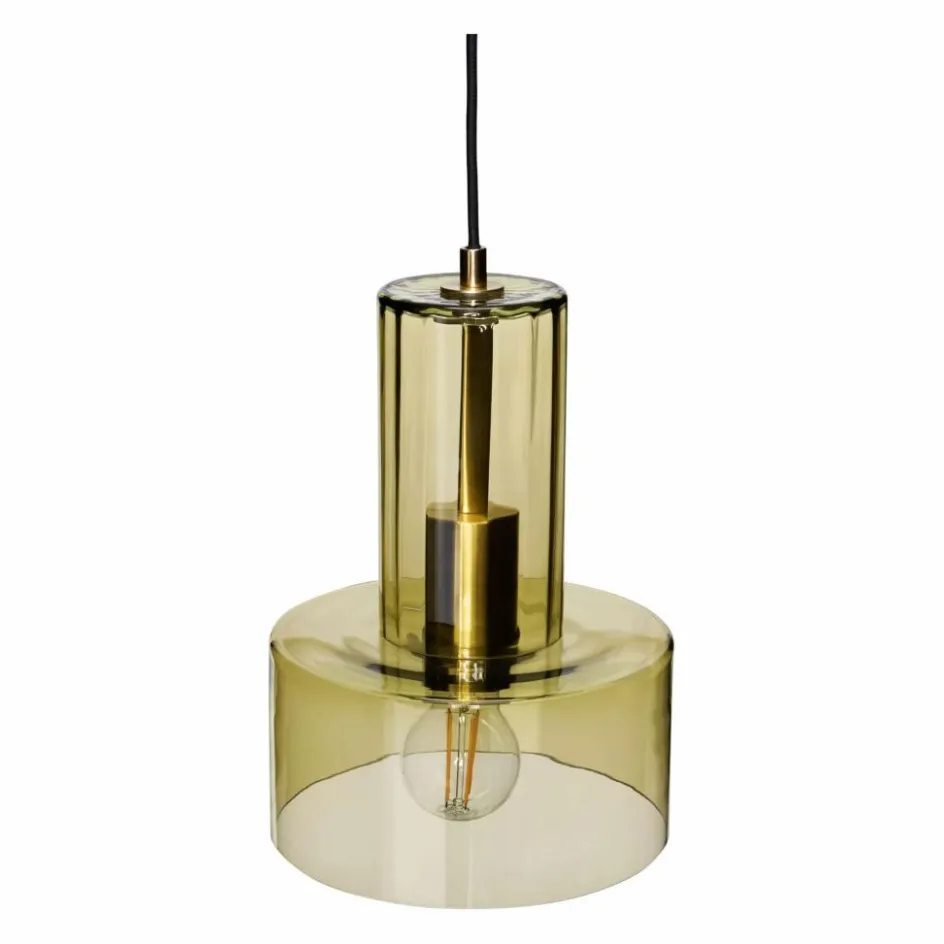 Hübsch Suspension en verre Ripple || Luminaires