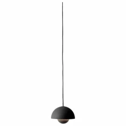 Outlet & Tradition Suspension Flowerpot VP10, Verner Panton | Noir