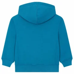 New SMALLABLE BASICS Sweat A Capuche Garçon Coton Bio | Bleu azur
