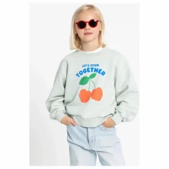 Hundred Pieces Sweat Alba Coton Bio | Vert céladon