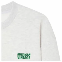 Sale American Vintage Sweat Baptown | Gris chiné