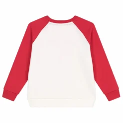 New Petit Bateau Sweat Bienvu Coton Bio | Rouge