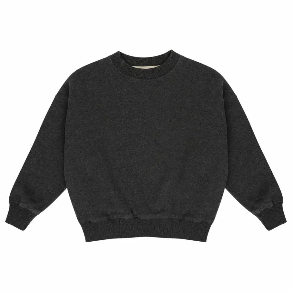 Clearance Jenest Sweat Bird NR 1 Coton Bio | Gris foncé