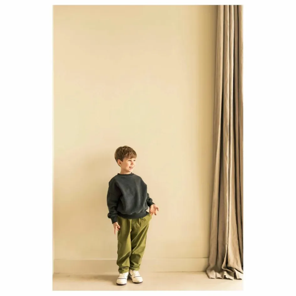 Clearance Jenest Sweat Bird NR 1 Coton Bio | Gris foncé