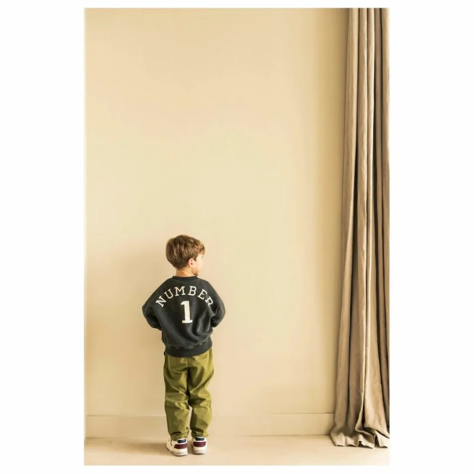 Clearance Jenest Sweat Bird NR 1 Coton Bio | Gris foncé