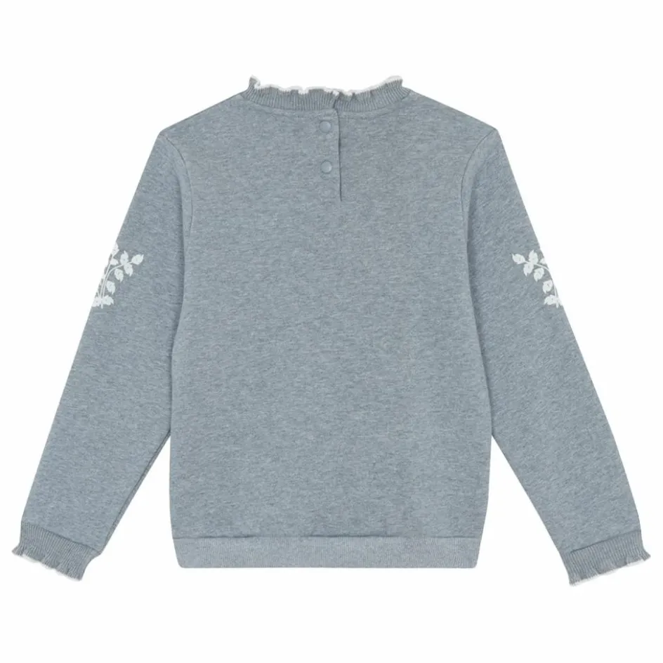 Discount Tartine et Chocolat Sweat Brodé | Gris
