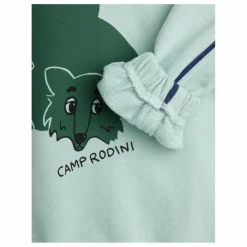 Outlet Mini Rodini Sweat Camp Rodini Coton Bio | Bleu turquoise