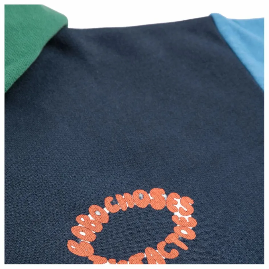 Bobo Choses Sweat Capuche Colorblock Coton Bio ||Enfant Sweats