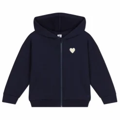 Enfant Petit Bateau Sweats*Sweat Capuche Cœur |