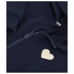 Enfant Petit Bateau Sweats*Sweat Capuche Cœur |