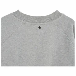 Discount Emile et Ida Sweat Carl Sigle Coton Bio | Gris chiné