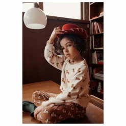 Sale Emile et Ida Sweat Chiens Coton Bio | Ecru
