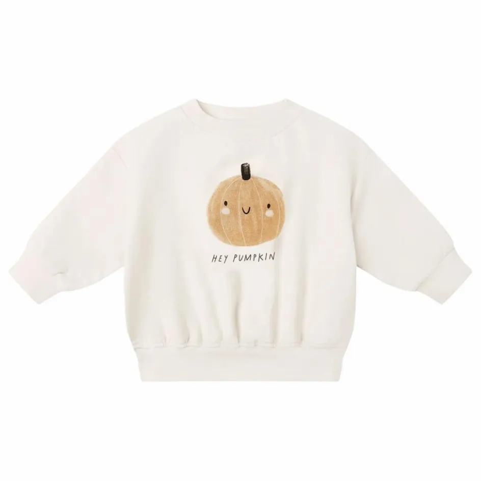 Quincy Mae Sweat Citrouille Coton Bio ||Enfant Sweats|Sweats