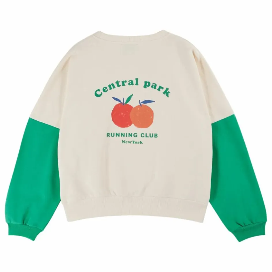 New Emile et Ida Sweat Cody Central Park Coton Bio | Crème