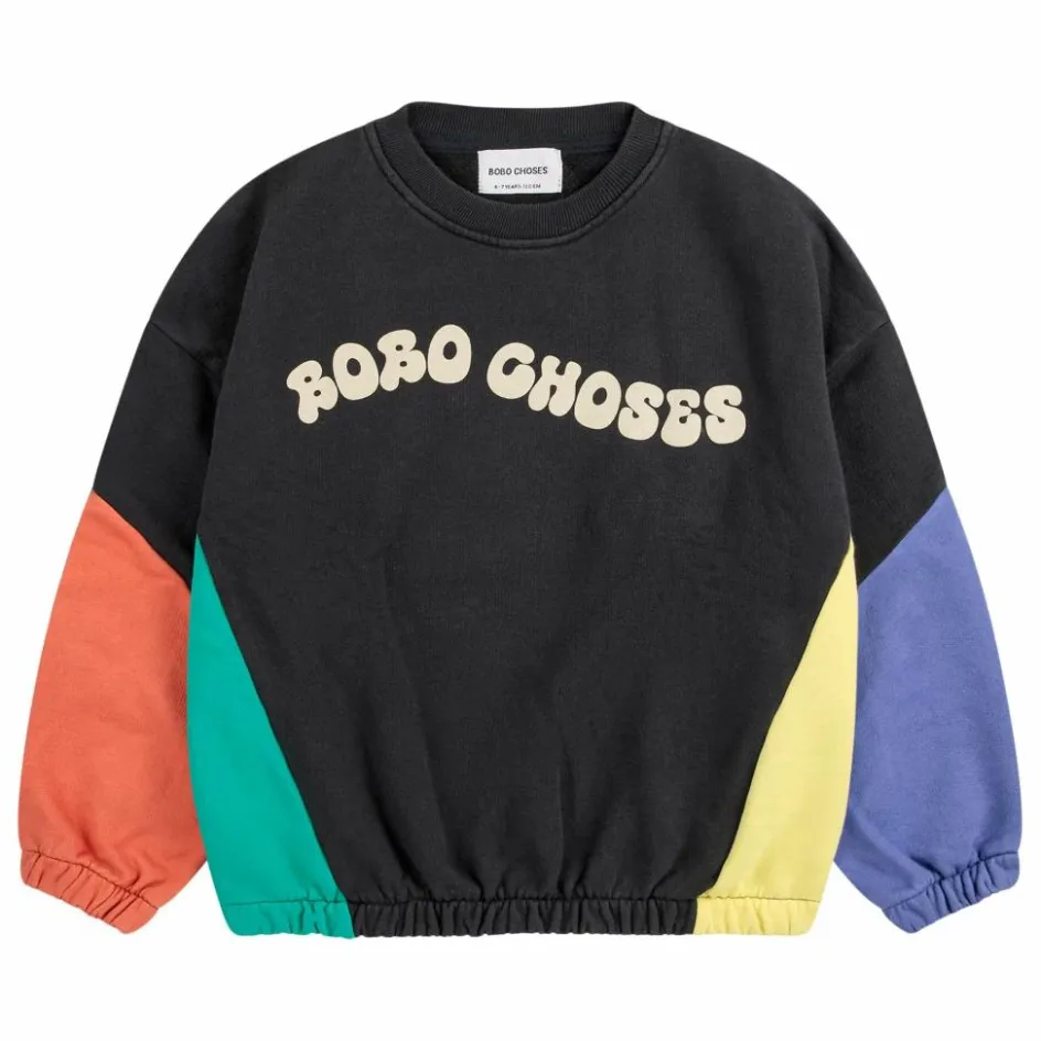 Sweat Colorblock Coton Bio | Enfant Sweats|Sweats
