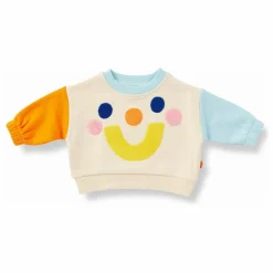 Hot Halcyon Nights Sweat Colorblock Sourire | Crème