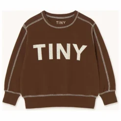 Online Tinycottons Sweat Contrasté Tiny Coton Bio | Marron