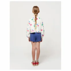 Bobo Choses Sweat Coton Bio Visages | Ecru