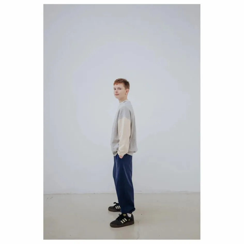 Clearance Sweat Cozydrop Tricolore Coton Bio | Enfant Sweats|Sweats