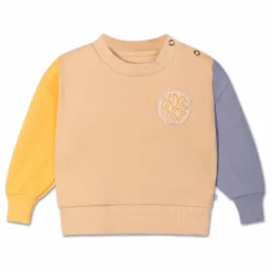 Repose AMS Sweats|Sweats*Sweat Crewneck Colorblock Baby Coton Bio |