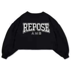 Sweat Crop Top Logo Coton Bio | Enfant Sweats|Sweats