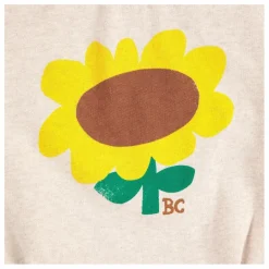 Hot Bobo Choses Sweat Crop Tournesol Coton Bio | Crème