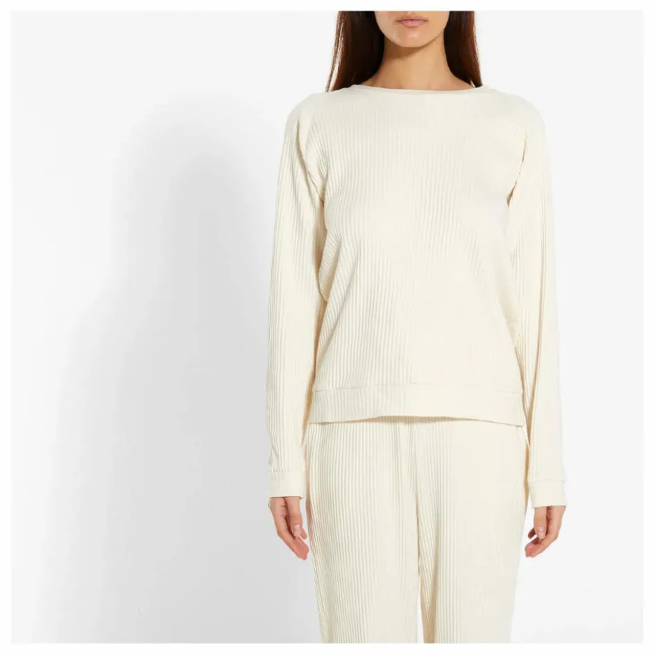 Femme Baserange Sweats*Sweat Côtelé Basic Coton Bio |