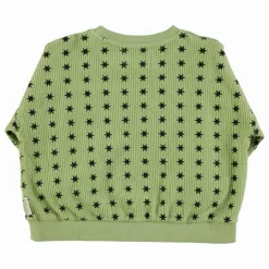 Enfant Piupiuchick Sweats|Sweats*Sweat Côtelé Etoiles Coton Bio |
