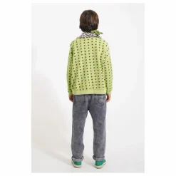 Enfant Piupiuchick Sweats|Sweats*Sweat Côtelé Etoiles Coton Bio |