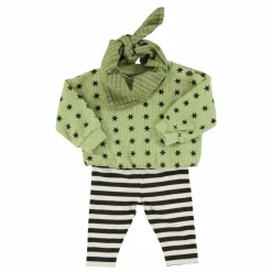 Enfant Piupiuchick Sweats|Sweats*Sweat Côtelé Etoiles Coton Bio |