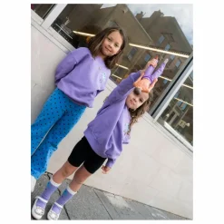 Discount Mini Rodini Sweat Cœur Coton Bio | Violet