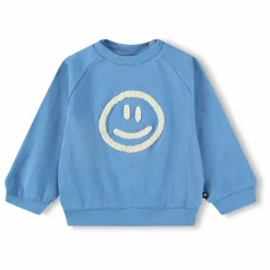 Best Molo Sweat Disc Smiley Coton Bio | Bleu