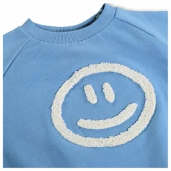 Best Molo Sweat Disc Smiley Coton Bio | Bleu