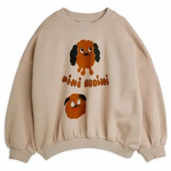 Hot Mini Rodini Sweat Doggies Coton Bio | Gris chiné