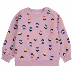 Sale Sweat Elastiqué Pions Coton Bio | Lilas Sweats