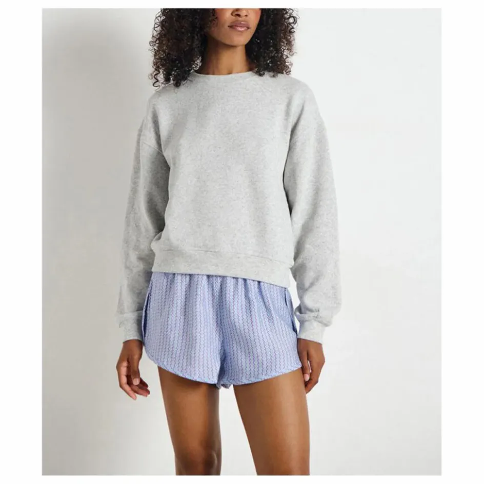 Best American Vintage Sweat Evona | Gris chiné clair