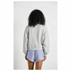 Best American Vintage Sweat Evona | Gris chiné clair
