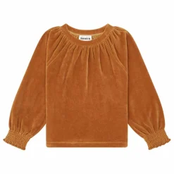 SMALLABLE BASICS Sweat Fille Col Rond en Velours ||Enfant Pulls, Gilets