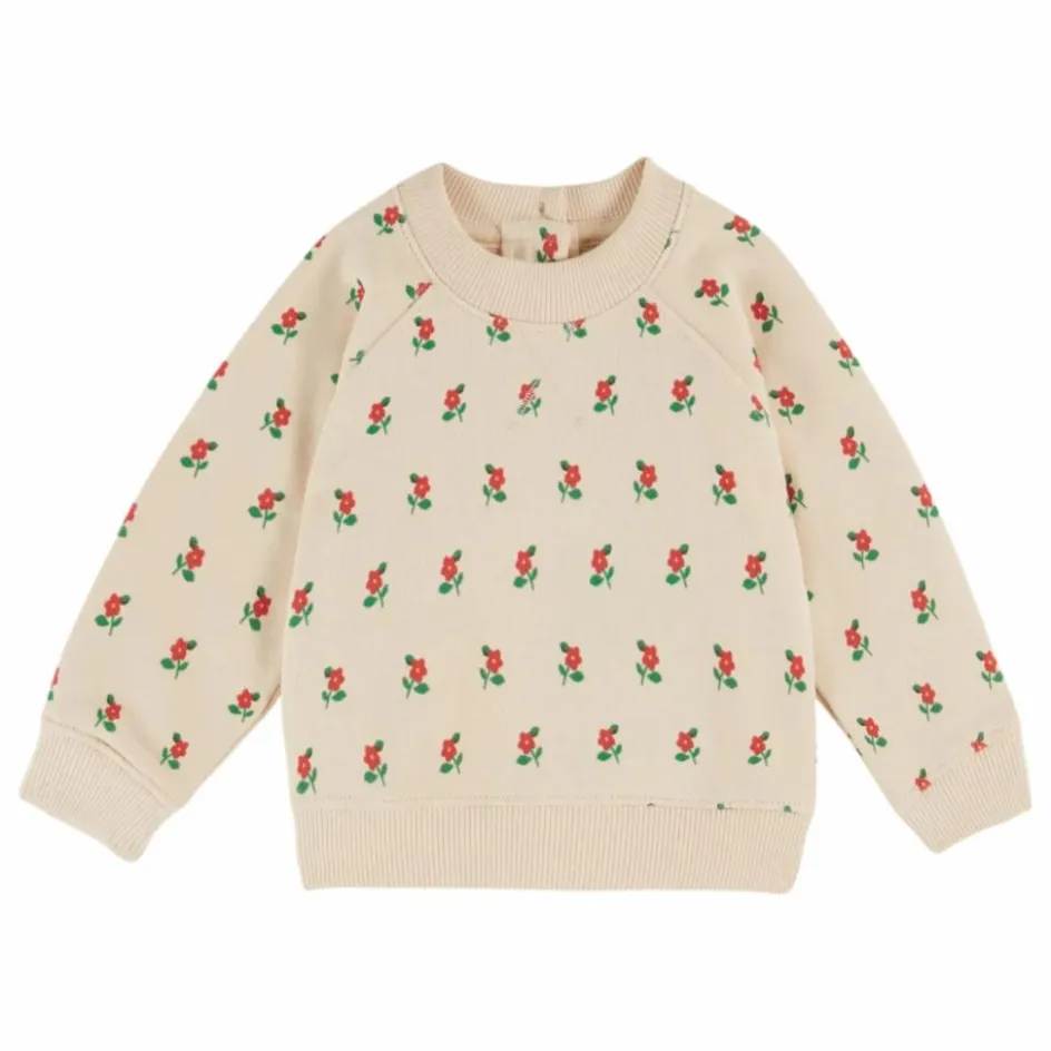 Emile et Ida Sweat Fleuri Coton Bio ||Enfant Sweats|Sweats