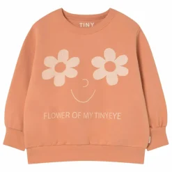 Enfant Tinycottons Sweats*Sweat Flowers Eyes Coton Bio |