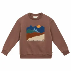 Online Arsène et Les Pipelettes Sweat Gulian Coton Bio | Marron