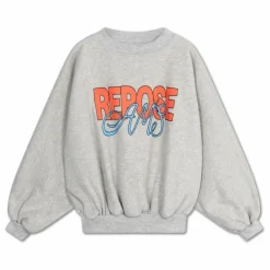 Enfant Repose AMS Sweats|Sweats*Sweat Iris Crop Coton Bio |