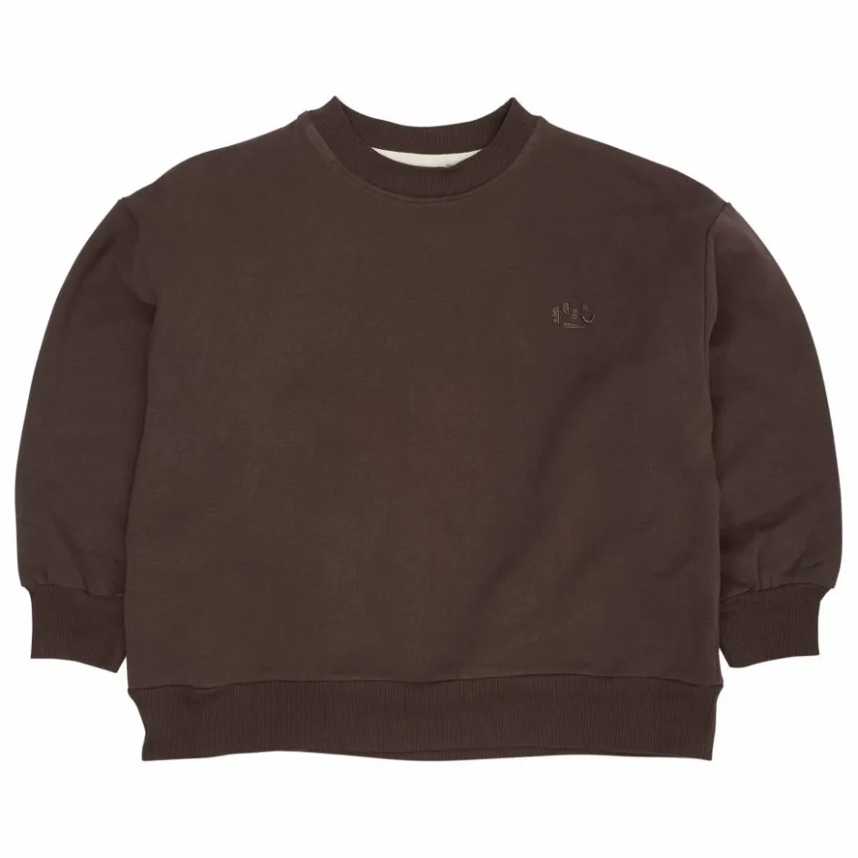Outlet Copenhagen Colors Sweat Logo Coton Bio | Marron