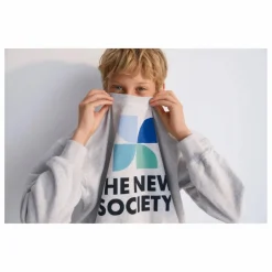 Best the new society Sweat Logo Mykonos Baby | Gris chiné