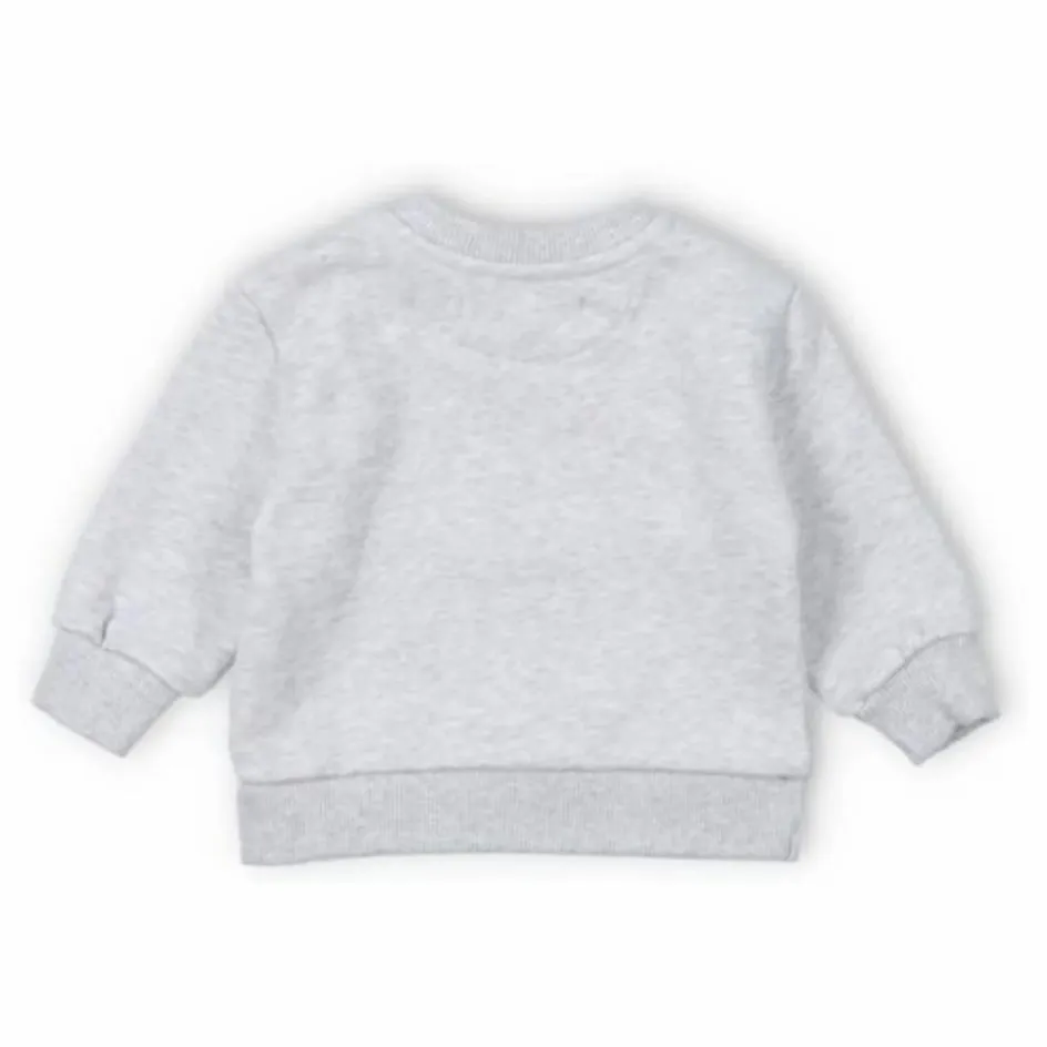 Best the new society Sweat Logo Mykonos Baby | Gris chiné