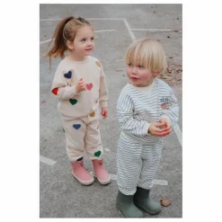 Online Sweat Lou Cœurs Coton Bio | Enfant Sweats|Sweats