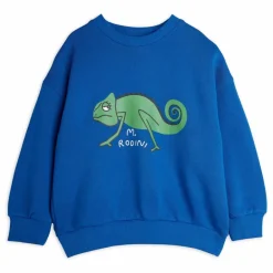 Hot Mini Rodini Sweat Lézard Coton Bio | Bleu