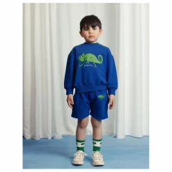 Hot Mini Rodini Sweat Lézard Coton Bio | Bleu