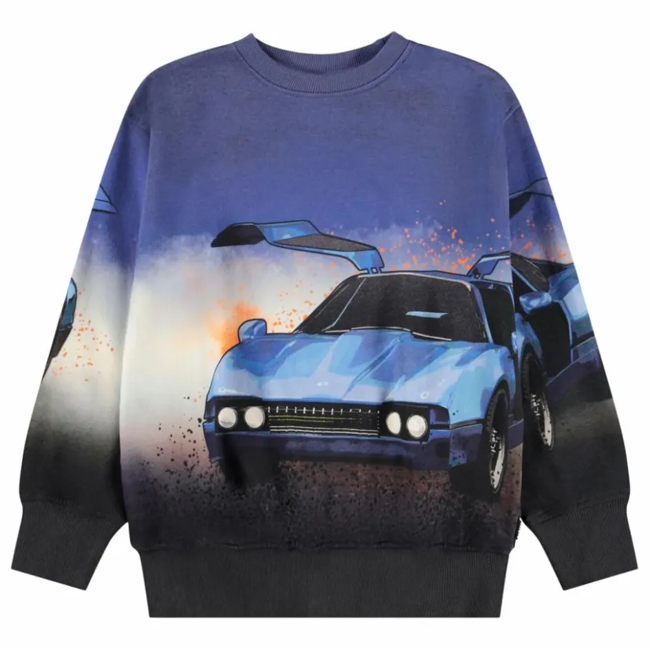 Hot Molo Sweat Mattis Car Coton Bio | Bleu